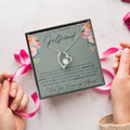 To My Girlfriend - Love You Forever & Always Necklace Forever Love Necklace
