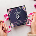 Gift For Mom With Message Card 1 Forever Love Necklace
