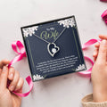 To My Wife - I Am So Lucky To Have You In My Life - Forever Love Necklace Forever Love Necklace
