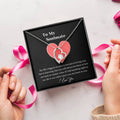 My Soulmate - I Love You - Necklace - To My Soulmate Forever Love Necklace Soulmate Necklace Gift For Her To My Soulmate Necklace Forever Love Necklace