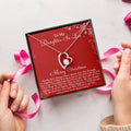 To My Daughterinlaw Merry Christmas Life Has Given Me The Gift Of You Heart Necklace 1 Forever Love Necklace