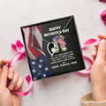 Army Mom Gift Strong Mom Forever Love Necklace