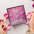 To My Wife Love Makes Every Day Sparkle 1 Forever Love Necklace