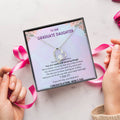 To Our Beautiful Daughter Gift Daughter's Birthday Gift Necklace For Daughter Gift For Daughter Christmas Gift To Daughter Forever Love Necklace