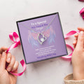 To A Special Wife Friend And Mom To Our Angel Baby Forever Love Necklace