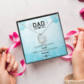 Dad - I'll Hold You In My Heart - Necklace Forever Love Necklace