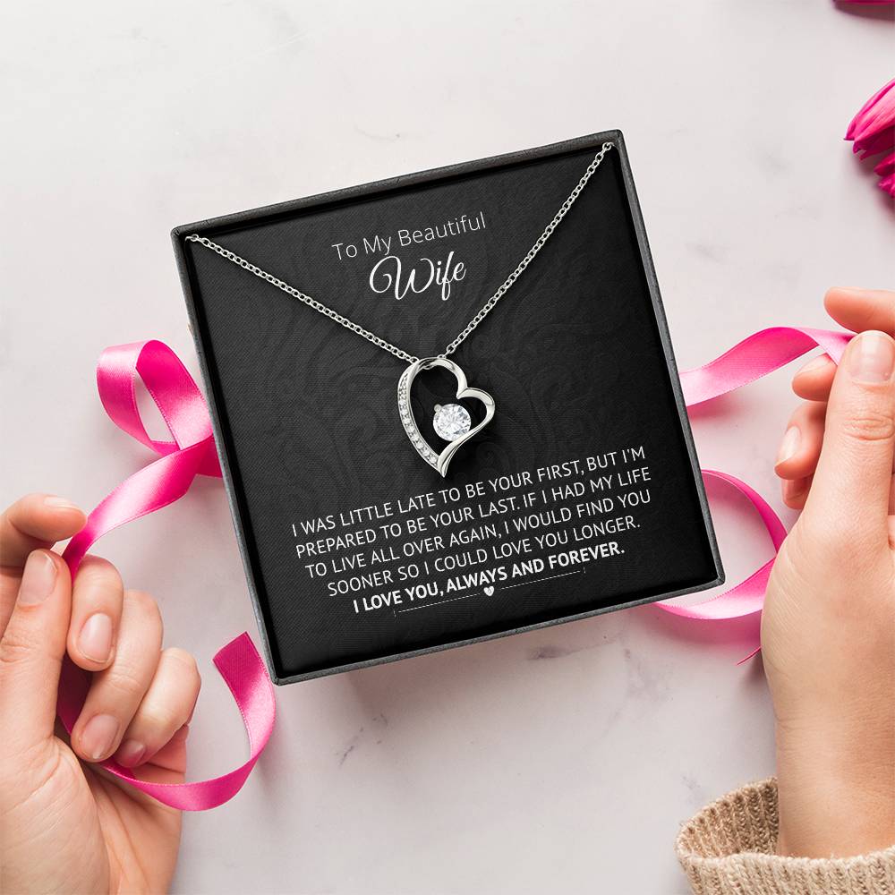 Love You Longer Forever Love Necklace