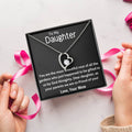 To My Daughter Beautiful Chapters Daughter Necklace Gift For Daughter Xmas Christmas Daughter Gift From Mom 5 1 Forever Love Necklace