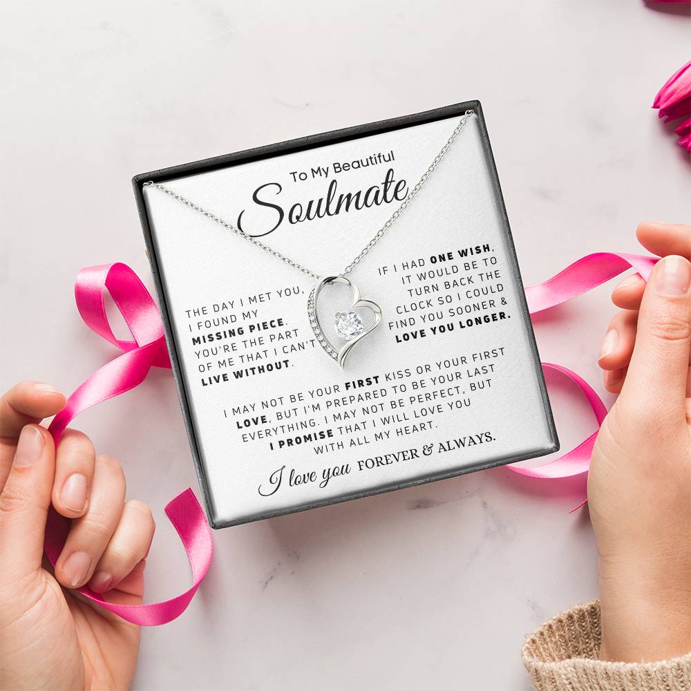 Soulmate Missing Piece 0028w Forever Love Necklace