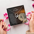 To My Daughter Gift Necklace Gift From Dad Dad To Daughter Gift Birthday Gift For Daughter From Dad Christmas Gift Daughter Forever Love Necklace