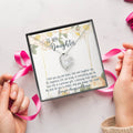 To My Beautiful Daughter Straighten Your Crown Necklace Mom Daughter Necklace Daughter Birthday Gift Daughter Graduation 1 Forever Love Necklace