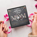 Happy Mother's Day Mom Forever Love Necklace
