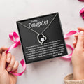 To My Daughter Beautiful Chapters Forever Love Necklace Daughter Necklace Gift For Daughter Xmas Christmas Daughter Gift From Mom 4 Forever Love Necklace