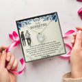 To My Daughter Birthday Gift Daughter Pride Gift Daughter From Mom Or Dad Forever Love Necklace