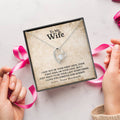 To My Wife Last Everything Forever Love Necklace