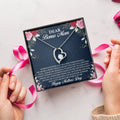 Dear Bonus Mom Forever Love Necklace