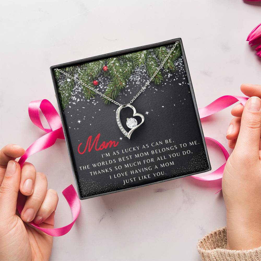 Mom Poem 💕 Odyssey Allure Necklace Gift Forever Love Necklace