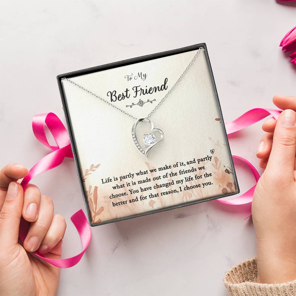 To My Best Friend - Forever Love Necklace Forever Love Necklace