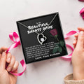 To My Beautiful Badass Wife Necklace Forever Love Necklace
