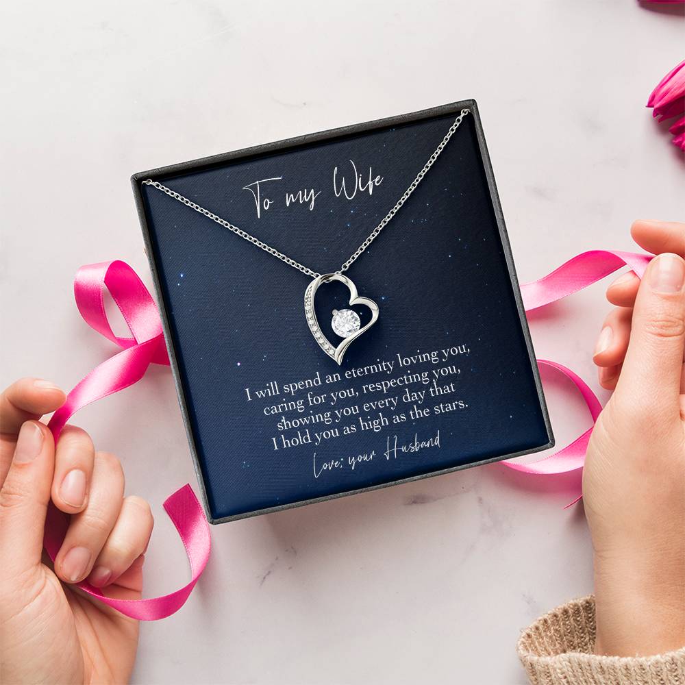 I Will Spend An Eternity Loving You Forever Love Necklace