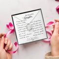 My Beautiful Daughter Love Your Mom Daughter Birthday Mom And Daughter Gift Valentine's Mother's Day Daughter Graduation Gift Wedding Necklace Forever Love Necklace