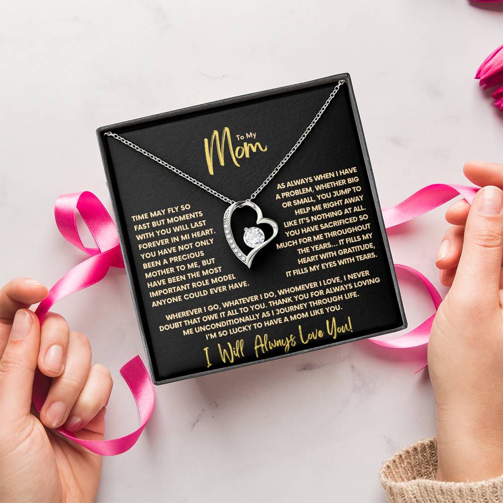 Mom – Owe It All To You Forever Love Necklace