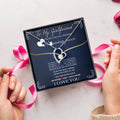 To My Girlfriend - The Day I Met You I Found My Missing Piece... Forever Love Necklace