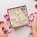 To My Wife Forever Love Necklace - Forever Love To My Wife Necklace From Husband Anniversary Gift For Wife Forever Love Necklace