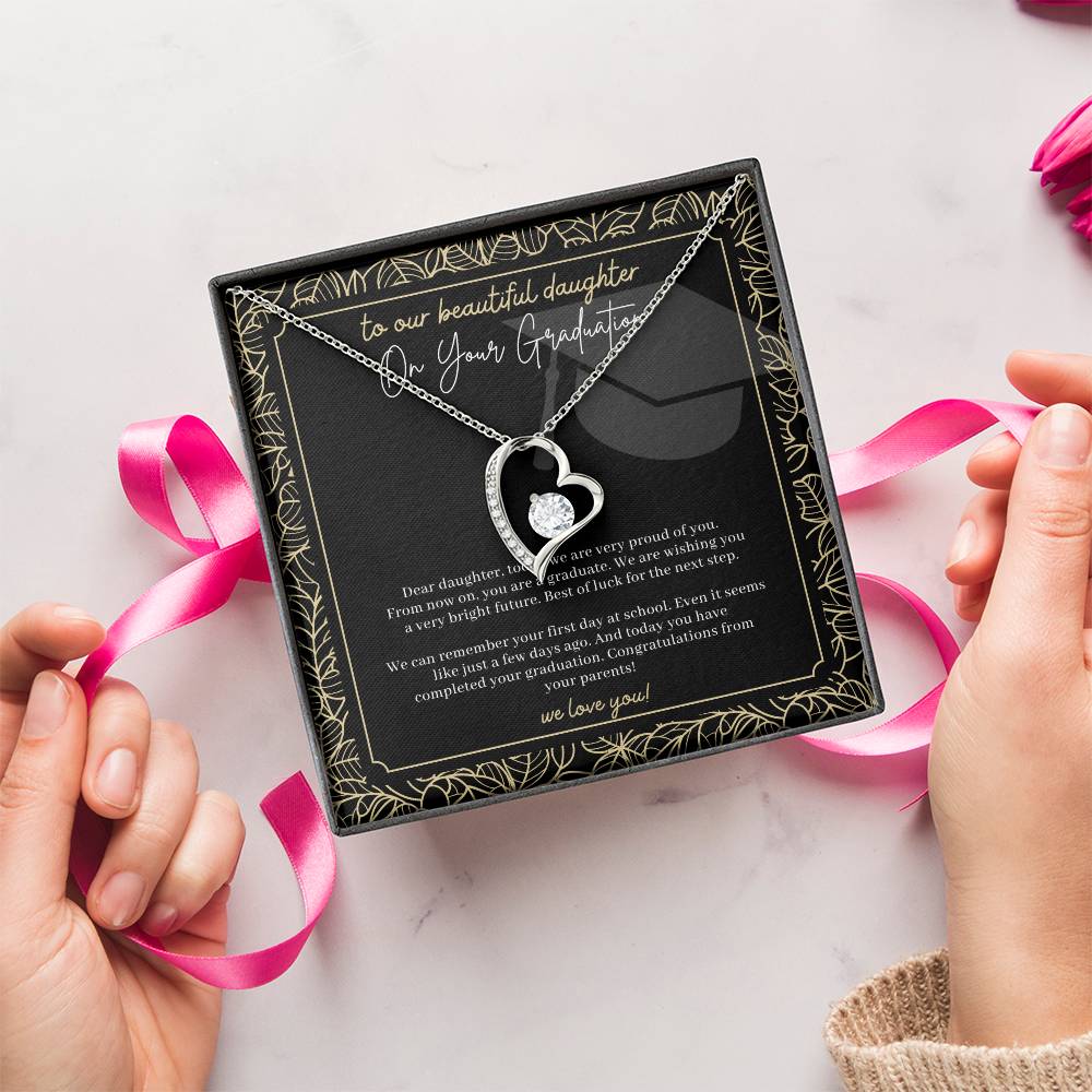 Graduation Daughter 1.4 Forever Love Necklace