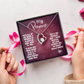 My Promise To You Heart Necklace Forever Love Necklace