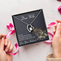 To My Wife Necklace Anniversary Gift For Wife Birthday Gift For Wife Gift For Wife Necklace For Wife Gift For Wife Birthday 1 Forever Love Necklace