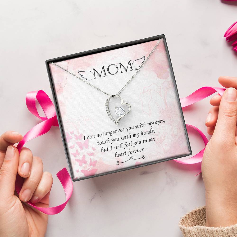 Love You Mom Forever Love Necklace