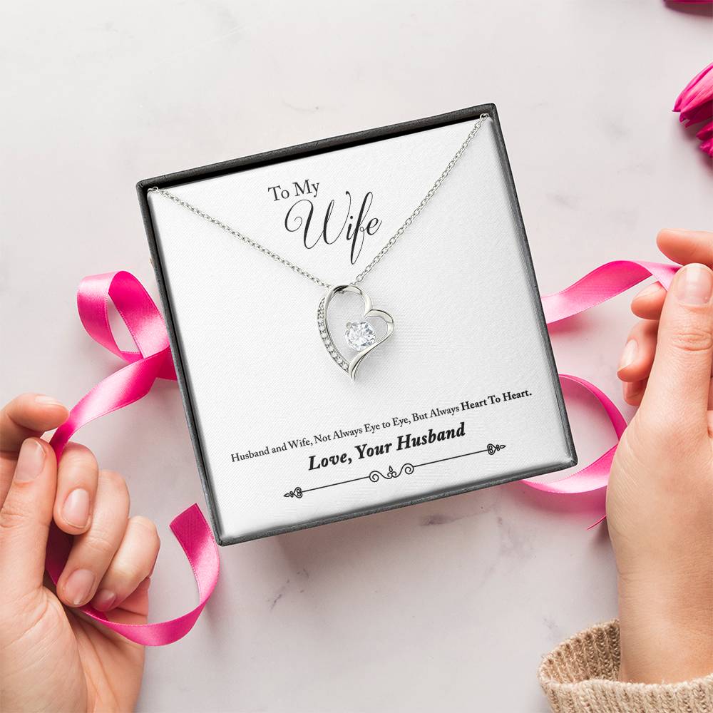 To My Wife Dazzling 1 Forever Love Necklace