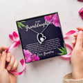 To My Granddaughter... I Love You Forever And Always Necklace From Grandma Forever Love Necklace