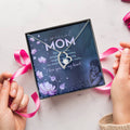 To My Mom Mother Necklace Gift For Mother Xmas Christmas Customize Gift To My Mom Forever Love Necklace