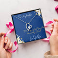 To My Daughter Necklace Gift Daughter Birthday Gift From Mom Christmas Gift Gift For Daughter From Mom Anniversary Forever Love Necklace