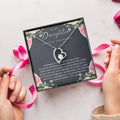 New Mom Expecting Mom Gift Expecting Mom Gift Pregnancy Gift For Daughter Mothers Day Gifts Anniversary Forever Love Necklace