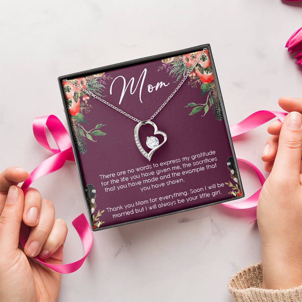 Mother Of The Groom Gift From Bride Customize Motherinlaw Giftgift For Mother Of The Groom Mother Of The Groom Forever Love Necklace Forever Love Necklace