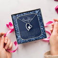 To My Beautiful Daughter Necklace Daughter Gift To My Daughter Necklace From Mom To My Daughter Necklace From Dad Forever Love Necklace