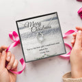 Merry Christmas Heart Necklace Forever Love Necklace