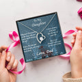 Wherever Your Journey Biker Daughter Forever Love Necklace
