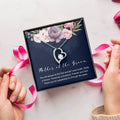 Mother Of The Groom Gift Necklace Wedding Gift Bridal Party Rehearsal Dinner Man Of My Dreams Parent Of Groom Forever Love Necklace