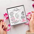 To Daughter Loving And Breathing Forever Love Necklace