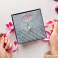 Happy First Mother's Day To My Beautiful Wife First Mother's Day Gift From Husband First Mother's Day Gift Forever Love Necklace