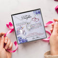 To My Daughter - Forever Love Mother's Day Necklace Gift Set Daughter Gift From Mom Anniversary Lovingly Mom Birthday Gift Forever Love Necklace