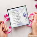 Mother's Day And Message Card 1 Forever Love Necklace