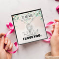 Gift For Wife I Love You Forever Love Necklace