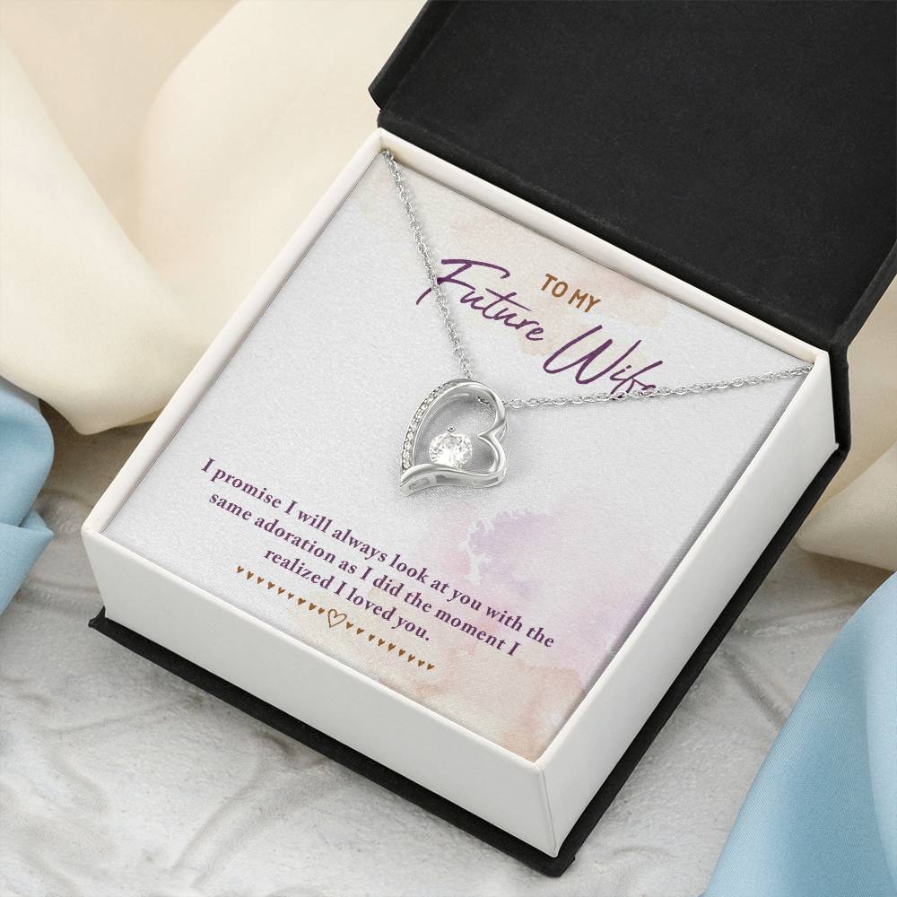 To My Future Wife 925 Sterling Silver Pendant 1 Forever Love Necklace