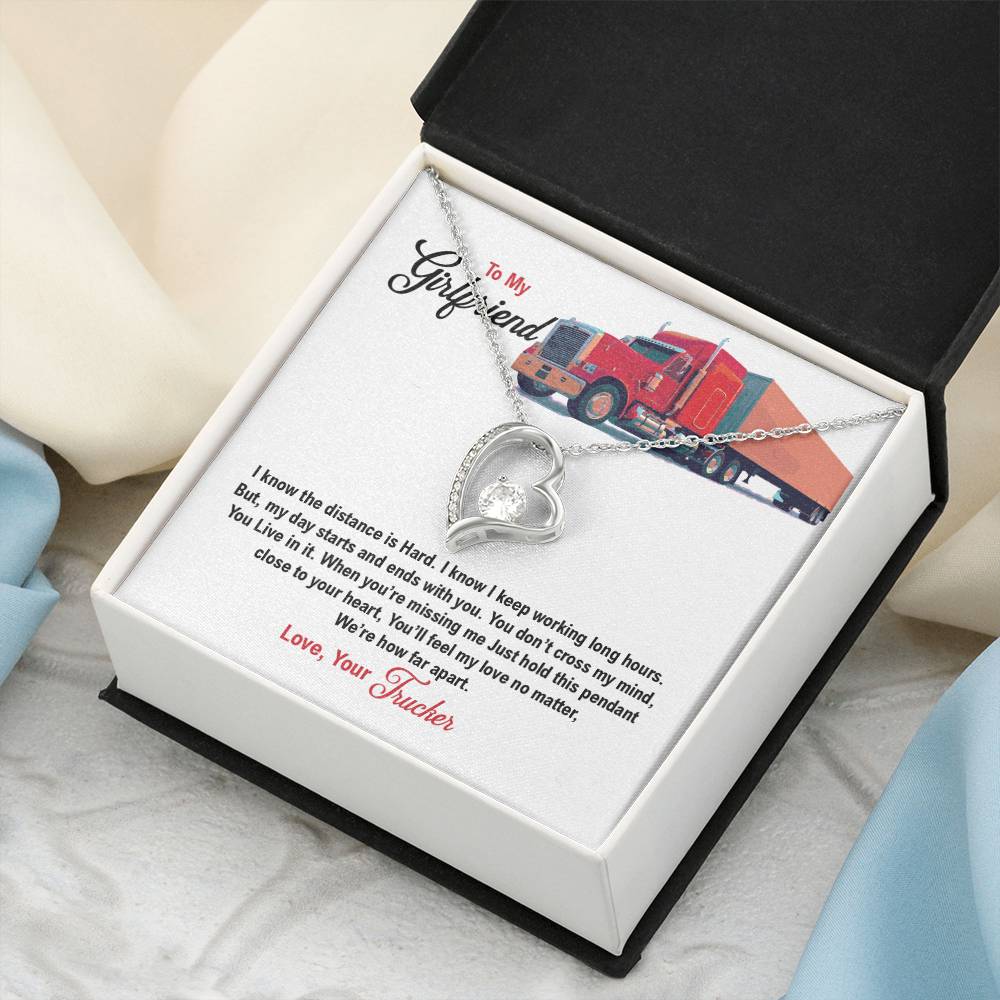 Trucker's Girlfriend Forever Love Necklace
