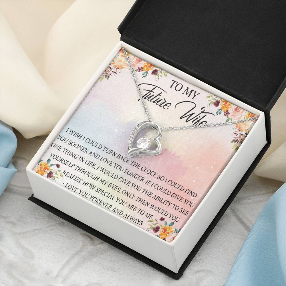 Future Wife Necklace To My Future Wife Future Wife Birthday Gift Girlfriend Necklace Girlfriend Necklace Gifts 1 Forever Love Necklace